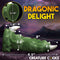 Creature Cocks Dragon Claw Silicone Dildo with dimensions 9.5" length, 8" insertable, and 3.15" diameter, featuring green and white textures.