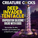 CREATURE COCKS DEEP INVADER TENTACLE OVIPOSITOR SILICONE DILDO W/ EGGS-6