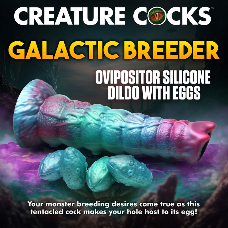 CREATURE COCKS GALACTIC BREEDER OVIPOSITOR SILICONE DILDO-5