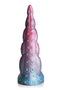 Creature Cocks Tentacle Cock Silicone Dildo in vibrant red and blue, featuring tantalizing textures and iridescent finish for deep sea pleasures.
