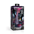 Creature Cocks Tentacle Cock Silicone Dildo in packaging with vibrant red and blue design, inspired by ocean depths from XR Brands