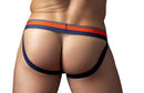 Male Power Soo Cumfy Jock Modal Navy L/XL highlighting the stylish design and comfort of men's jockstrap.