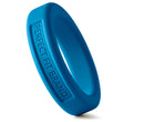 Perfect Fit Hefty 1.4 Inch Silicone Cock Ring Blue showcasing its soft silicone material and comfortable design.