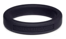Perfect Fit Hefty 1.75 Inch Silicone Cock Ring Black - medium-stretch penis ring for support and comfort.