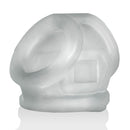 Oxballs Oxsling Cocksling Cool Ice made of PLUS+SILICONE for strength and softness, featuring dual rings.