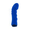 Selopa Blue Banger Petite Vibrator with Curved Head and Textured Shaft