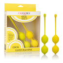 Calexotics Silicone Kegel Training Set Lemon