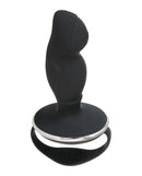 Zero Tolerance Handyman Remote Prostate Stimulator Black, a sleek P-spot massager with textured design and flexible control.