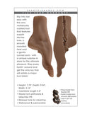 Zero Tolerance Pussy Footin Masturbator Dark features a realistic sculpted foot design for solo pleasure with hidden surprise.