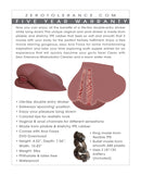 Zero Tolerance Ana Foxxx Realistic Vagina and Ass Stroker with double-entry design and TPE material for enhanced pleasure.