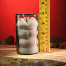 Zero Tolerance Riley Reid Mini Stroker Vagina in a clear container next to a ruler for size reference.