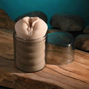 Zero Tolerance Dani Daniels Mini Stroker Vagina displayed in a sleek container, highlighting its realistic design and portability.