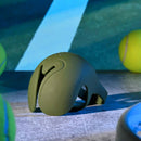 Zero Tolerance Nutty Buddy Rechargeable Green Silicone Dual Cock Ring with textured shield and USB charging.