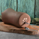 Channel Heart Movie & Realistic Kiss & Tell Stroker on a wooden surface, showing USB connection and control settings.