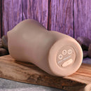 Riley Reid Movie Download with Realistic Kiss & Tell Stroker on wooden surface, showing control buttons.