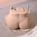 Squirt For Me Sasha Grey Realistic Masturbator with Movie showing a lifelike dual-entry design.