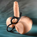 Zero Tolerance All the Bases Couples Ring & Plug Black toy showcasing multi-function design for pleasure.