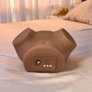 Squirt For Me Porn Star Chanell Heart Masturbator with Movie on a bed, showcasing its realistic design and interactive features.