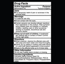 Butt Eze Anal Desensitizer Gel with Hemp 2 Oz drug facts and usage instructions for pain relief.