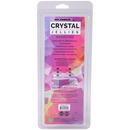 Packaging of Crystal Jellies Realistic Cock 7 Inch Pink featuring product details and specifications.
