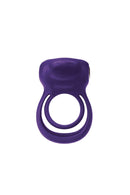 VeDo Trust Rechargeable Silicone Cock Ring Purple, dual-ring design for enhanced stimulation and comfort.