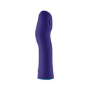 Femme Funn Hana Bullet Thumping Vibrator Purple side view, featuring its sleek design for intimate pleasure.