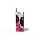 Eluxe Vibrating Anal Plug With Remote Medium Ruby Ombre packaging featuring a stylish design and remote control.