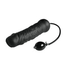 Leviathan Giant Inflatable Silicone Dildo with Internal Core, featuring hand-operated inflation and a semi-realistic design.