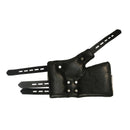 Strict Leather Four Buckle Suspension Cuffs in durable black leather, designed for comfort and security in bondage.