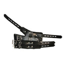 Strict Leather Four Buckle Suspension Cuffs in black leather designed for comfortable suspension bondage.