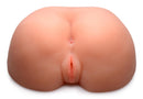 SexFlesh Dive-in Delilah Doggie Style Masturbator with realistic vaginal and anal openings.