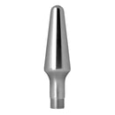 CleanStream Alumi Tip Shower System Enema Accessory, brushed aluminum shower nozzle for intimate hygiene.