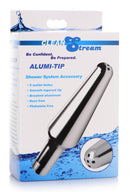 CleanStream Alumi Tip Shower System Enema Accessory packaging showcasing the aluminum tapered nozzle.