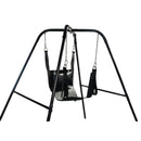 Trinity Ultimate Sex Swing Stand for suspended play with heavy steel frame and black finish.
