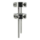 Master Series Hells Bridge Spiked Ball Stretcher, adjustable stainless steel device for scrotal stretching.