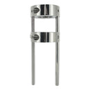 Master Series Hells Bridge Spiked Ball Stretcher - adjustable stainless steel device for scrotal stretching.