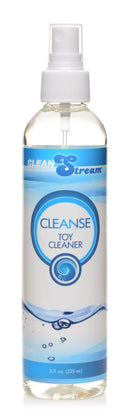 CleanStream Cleanse Natural Cleaner 8 oz spray bottle for gentle cleaning of intimate gear and toys.