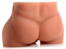 Double Up Dennis Realistic 3D Ass Masturbator With Dildo showing a lifelike mountable ass design.