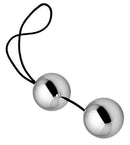 Trinity Vibes Sterling Gray Ben Wa Balls for enhanced vaginal strength and stimulating sensations.