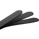 Strict Leather Three Layer Slapper Paddle Black, a high-quality leather spanking tool with layered design for impact play.