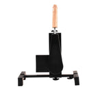 LoveBotz Versa Fuk Thrusting Sex Machine Black with realistic dildo attachment for versatile pleasure.