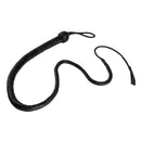 Strict Leather 4 Foot Braided Whip Black showcasing classic craftsmanship and fine plaiting in black leather.