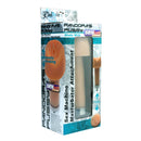 LoveBotz Pandoras Pussy Sex Machine Masturbator Attachment packaging showcasing automatic stroking feature.