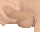 Image of Size Matters Endurance Penis Ring Set Clear in use, highlighting comfort and support for stamina.