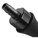 Master Series Canal 5 Bulb Silicone Enema Attachment Black close-up of enema attachment tip