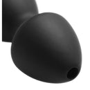 Master Series Canal 5 Bulb Silicone Enema Attachment Black close-up of the black silicone bulb.