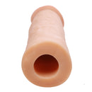 Size Matters Mega Enlarger Sleeve Penis Enhancer Flesh showcasing a flesh-colored thick stretchy sleeve.