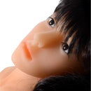 Seduce Me Scarlet 3D Love Doll with Head showcasing realistic face and synthetic hair for intimate experiences.