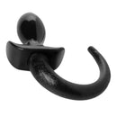 Master Series Dog Tail Butt Plug Black - Image 2