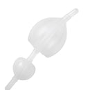 CleanStream Inflatable Double Bulb Enema System Clear showing its two inflatable bulbs for enhanced comfort.